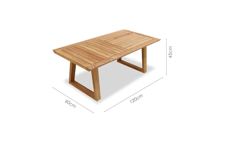 Agate Rect. Coffee Table 120x60cm, 45h