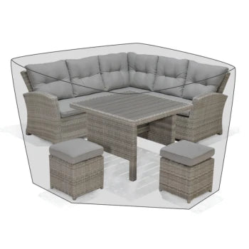 All weather furniture cover - Corner casual dining set (small)