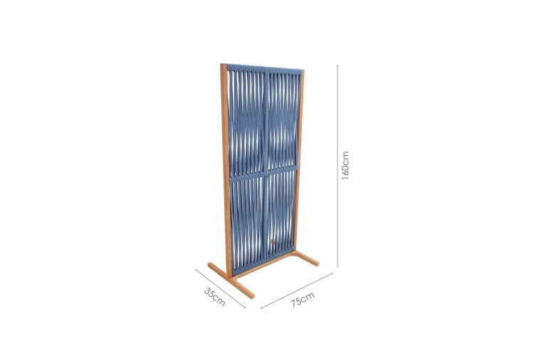 Garnet Divider Fence 75x35cm, 160h - Copen Blue