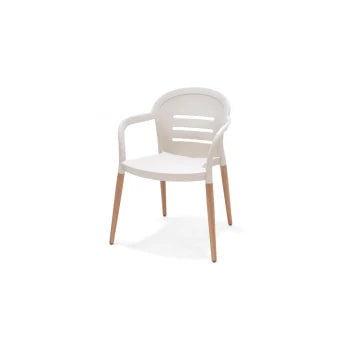 Onyx stacking chair- Social Plastic® Coral Sand