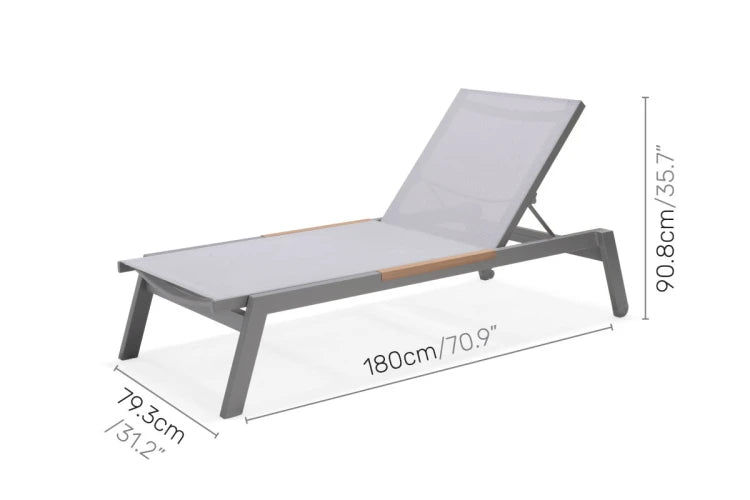 Panama Light sun lounger