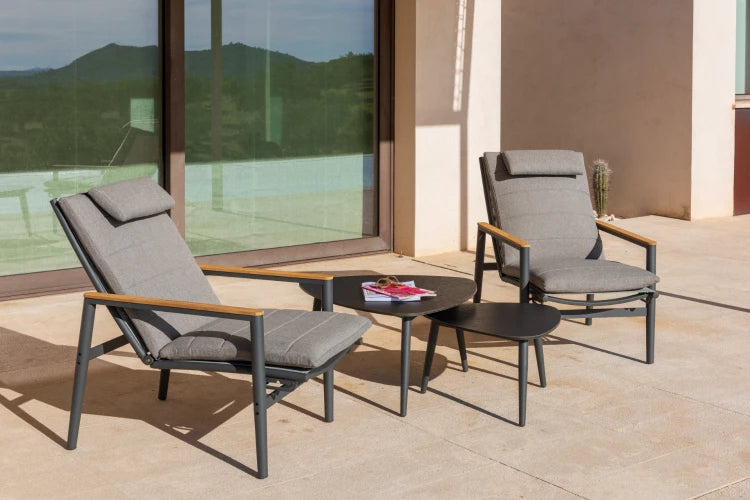 Topaz Dark Recliner Lounge Chair