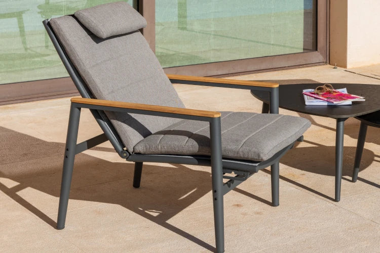 Topaz Dark Recliner Lounge Chair