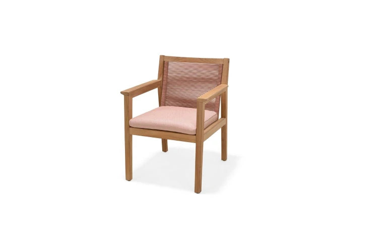 Agate High Armchair - Terracotta