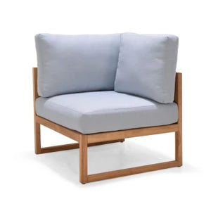 Garnet Modular Corner Chair - Copen Blue