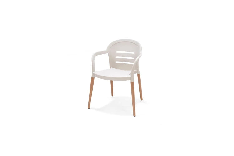 Onyx stacking chair- Social Plastic® Coral Sand