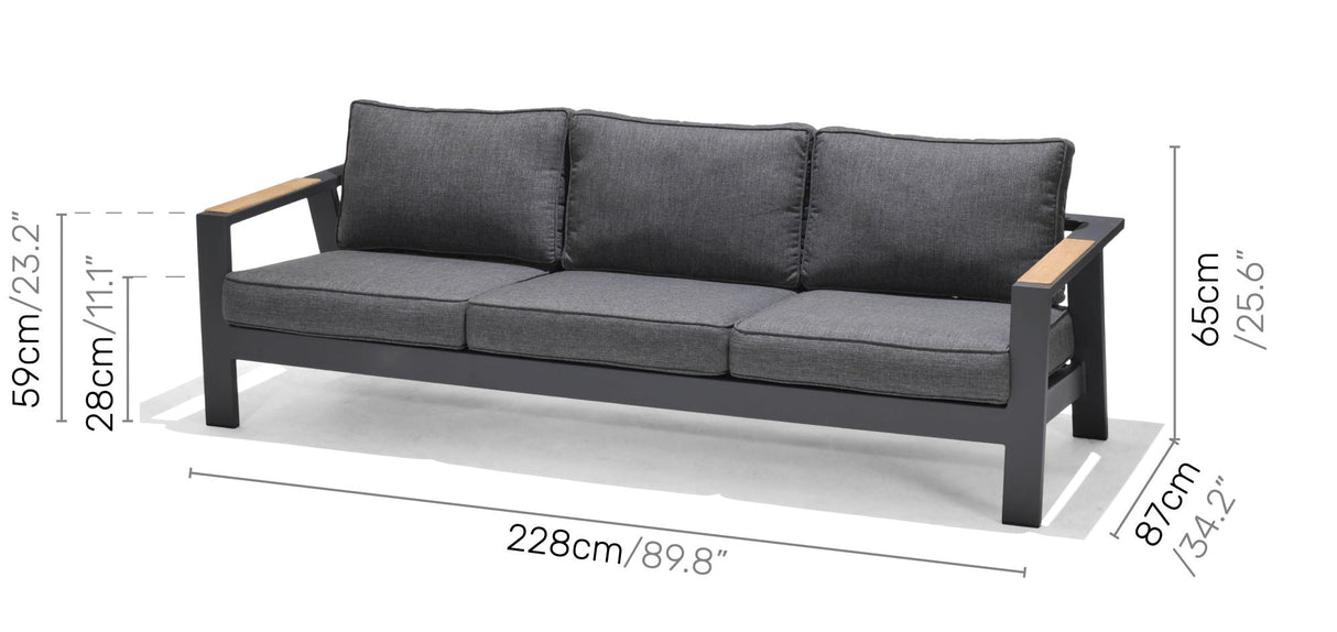 Palau 3-seater sofa
