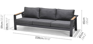 Palau 3-seater sofa