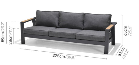 Palau 3-seater sofa