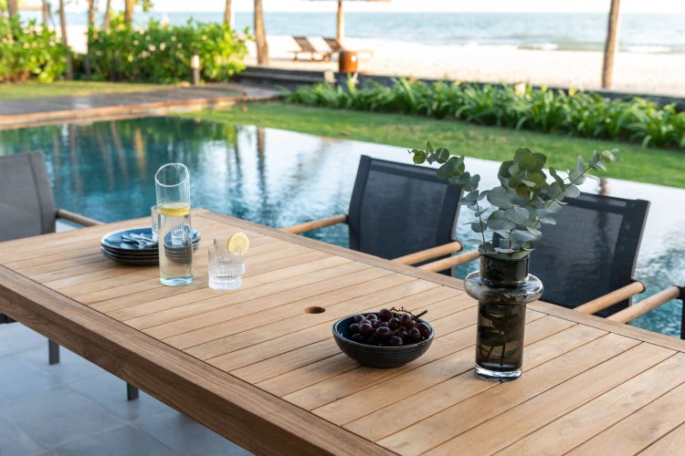 Zircon Rect. Table 220x90cm, 76h