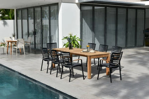 Crystal Rect. Table 220x90cm, 75h
