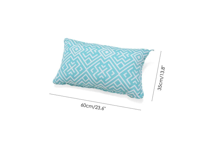 Pillow 60x35cm - Turquoise Ethnic