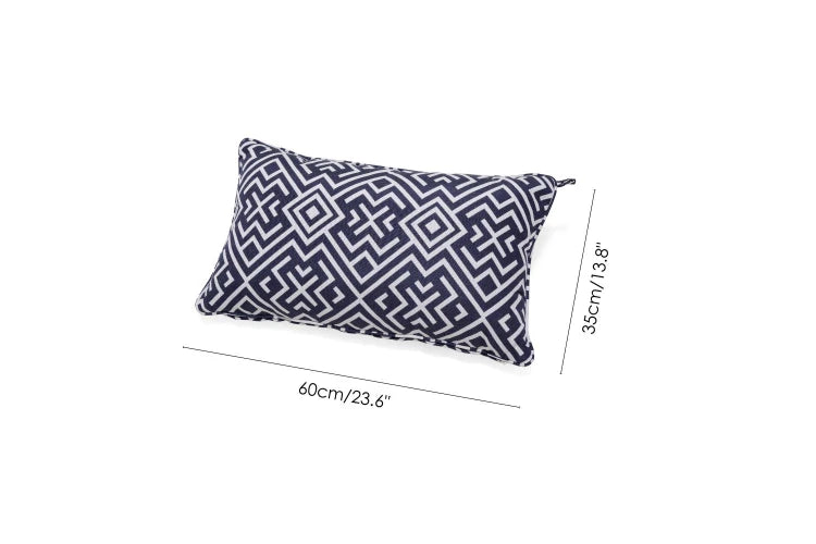 Pillow 60x35cm - Navy Ethnic