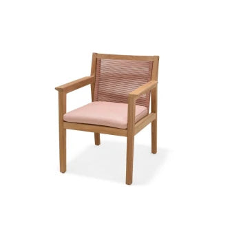 Agate High Armchair - Terracotta