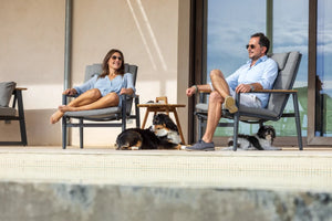 Topaz Dark Recliner Lounge Chair