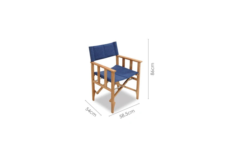 Zircon Director Chair - Blue Horizon
